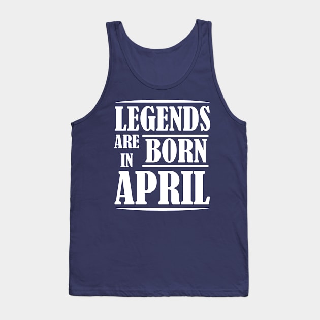April Quotes Tank Top by Creative Has